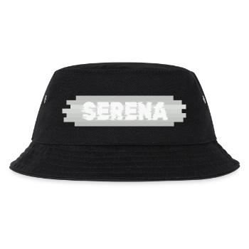 Serena als Name - Kinder Bucket Hat - Schwarz - Vorne