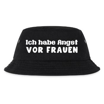 Ich habe Angst vor Frauen - Kinder Bucket Hat - Schwarz - Vorne