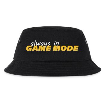 ALWAYS IN GAME MODE - Kinder Bucket Hat - Schwarz - Vorne
