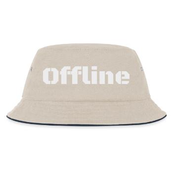 Offline - Kinder Bucket Hat - Natur/Navy - Vorne