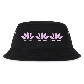 Fleur de lotus Fleur de lotus Fleurs de violet pastel Fleurs - Bob Enfant - noir - Devant