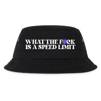 Auto - Kinder Bucket Hat - Schwarz - Vorne