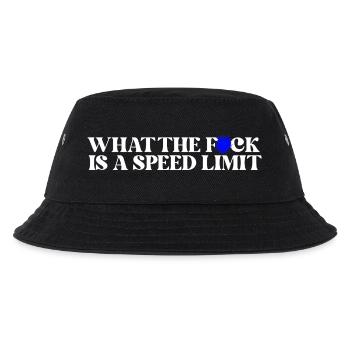Auto  - Kinder Bucket Hat - Schwarz - Vorne