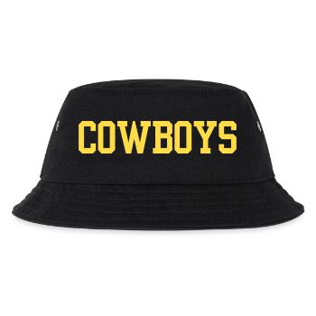 cowboys - Kinder Bucket Hat - Schwarz - Vorne