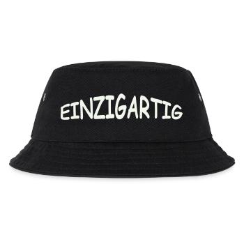 einzigartig- - Kinder Bucket Hat - Schwarz - Vorne