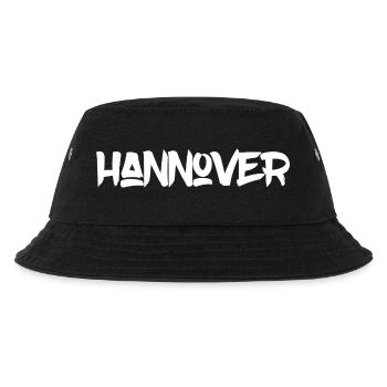 Hannover - Niedersachsen - Maschsee - Kinder Bucket Hat - Schwarz - Vorne