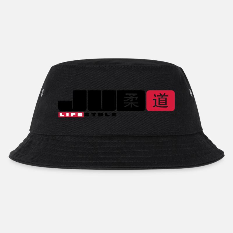 Judo - Kinder Bucket Hat - Schwarz