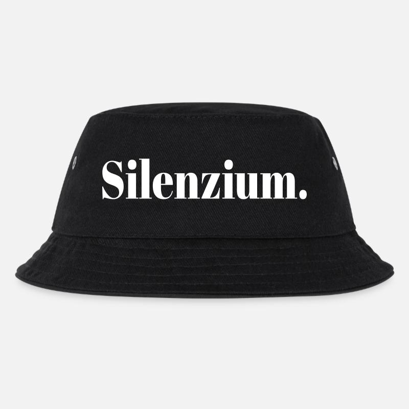 Silenzium - Kids’ Bucket Hat - black