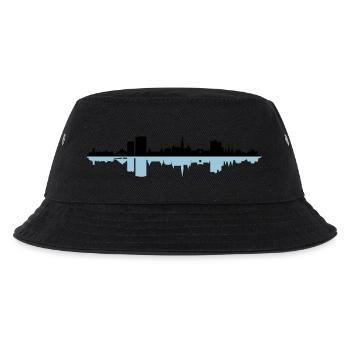 Skyline - Bonn - Kinder Bucket Hat - Schwarz - Vorne