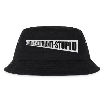 pas antisocial anti-stupide - Bob Enfant - noir - Devant