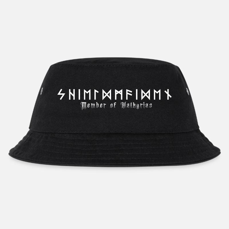 Shieldmaiden - Viking - Odin - Thor - Valkyries - Kinder Bucket Hat - Schwarz