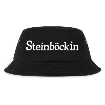 Steinböckin Weiblicher Steinbock - Kinder Bucket Hat - Schwarz - Vorne