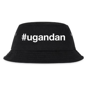 UGANDAN Hashtag Uganda - Kids’ Bucket Hat - black - Front