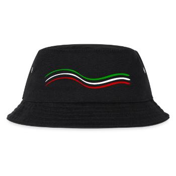 Green White Red - Kids’ Bucket Hat - black - Front