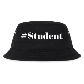 #Student Logo Blanc - Bob Enfant - noir - Devant