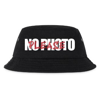 No Photo - Kinder Bucket Hat - Schwarz - Vorne