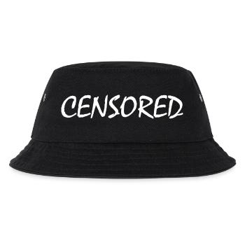 censored - Kinder Bucket Hat - Schwarz - Vorne