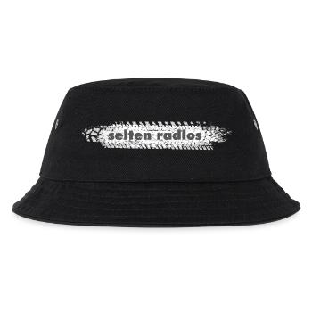 selten radlos reifenabdruck spruch radfahren - Kinder Bucket Hat - Schwarz - Vorne