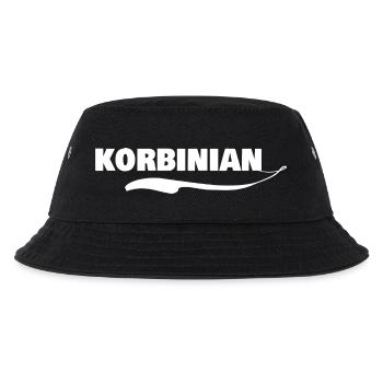 Vorname korbinian - Kinder Bucket Hat - Schwarz - Vorne