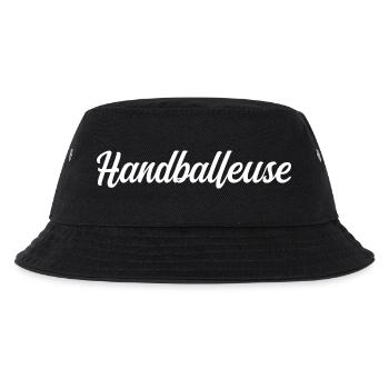 Handballspieler - Kinder Bucket Hat - Schwarz - Vorne
