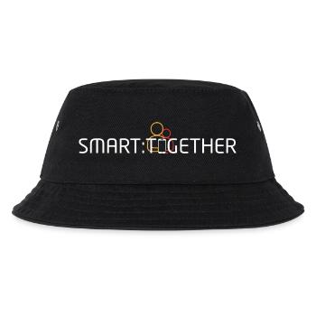Smart Together white - Kids’ Bucket Hat - black - Front