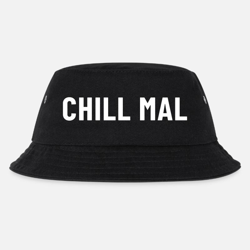 chill times - Kids’ Bucket Hat - black