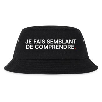 Je fais semblant de comprendre – Humour - Bob Enfant - noir - Devant