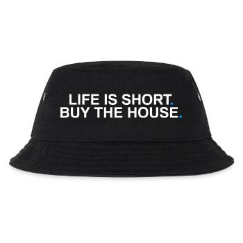 Life is short Funny Realtor Real Estate Agent - Kids’ Bucket Hat - black - Front