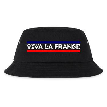 Frankreich - Kinder Bucket Hat - Schwarz - Vorne