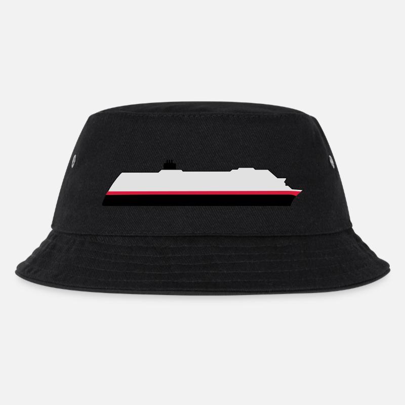 Post Hurtigruten ship - Kids’ Bucket Hat - black