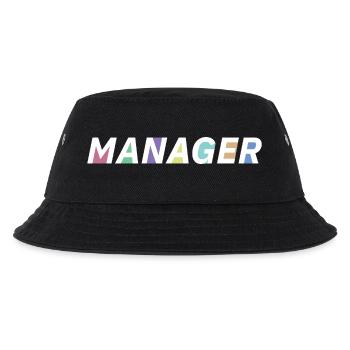 The manager - Kids’ Bucket Hat - black - Front