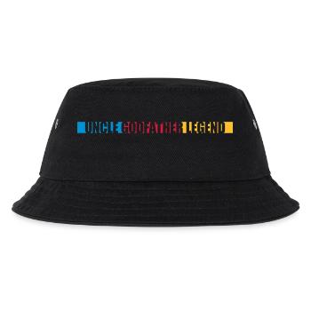 Uncle Godfather Legend Quote - Kids’ Bucket Hat - black - Front