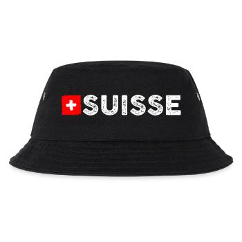 Drapeau suisse - Bob Enfant - noir - Devant