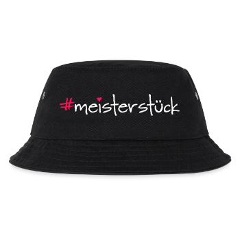 meisterstück - Kinder Bucket Hat - Schwarz - Vorne
