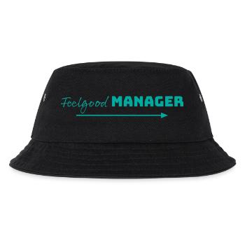 Design Feelgood Manager mint arrow - Kids’ Bucket Hat - black - Front