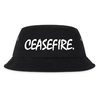 Ceasefire - Kinder Bucket Hat - Schwarz - Vorne