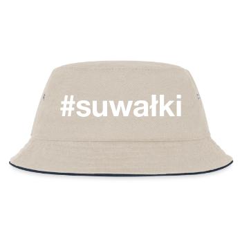 SUWALKI Poland Polska Polen - Kids’ Bucket Hat - ecru/navy - Front