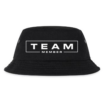 Team Mitglied - Kinder Bucket Hat - Schwarz - Vorne