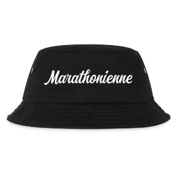 Marathonienne Course Endurance Athlétisme Champion - Bob Enfant - noir - Devant
