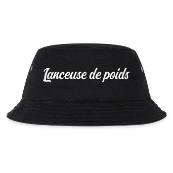 Shot Put Athletics Strength Competition Sport - Kids’ Bucket Hat - black - Front