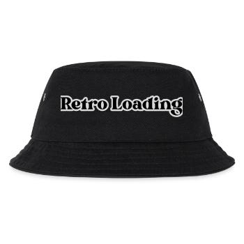 Retro Loading - Kinder Bucket Hat - Schwarz - Vorne