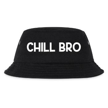 Chill Bro - Kinder Bucket Hat - Schwarz - Vorne