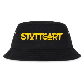 Stuttgart - Baden-Württemberg - Neckar Killesberg - Kinder Bucket Hat - Schwarz - Vorne