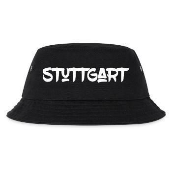 Stuttgart - Baden-Württemberg - Neckar Killesberg - Kinder Bucket Hat - Schwarz - Vorne