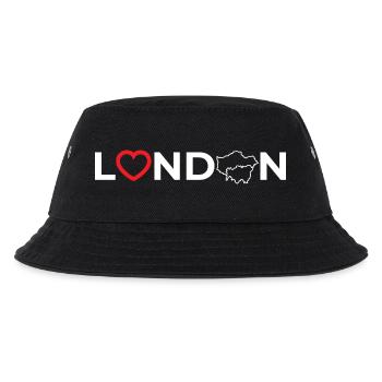 Love London Heart England UK Gift britannique - Bob Enfant - noir - Devant