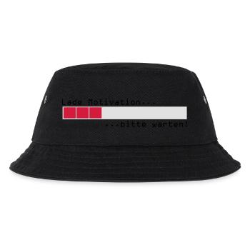 Ladebalken - Kinder Bucket Hat - Schwarz - Vorne