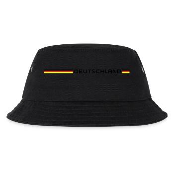 Deutschland - Kinder Bucket Hat - Schwarz - Vorne