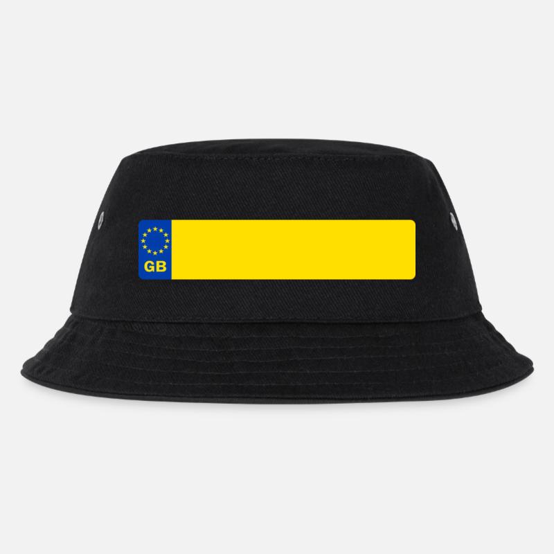 plaque d'immatriculation GB - Bob Enfant - noir