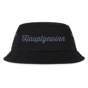 Hauptgewinn - Kinder Bucket Hat - Schwarz - Vorne