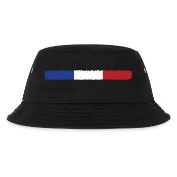 France - Kinder Bucket Hat - Schwarz - Vorne